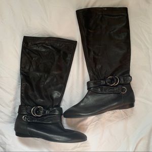 b. makowsky Leather Boots EUC